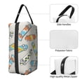 thumbnail image 3 of Goofa Skateboard Printed Toiletry Bag with Handle,Large Capacity Travel Makeup Cosmetic Bag for Women, Carry on Airport Airline Compliant Bag, 3 of 9