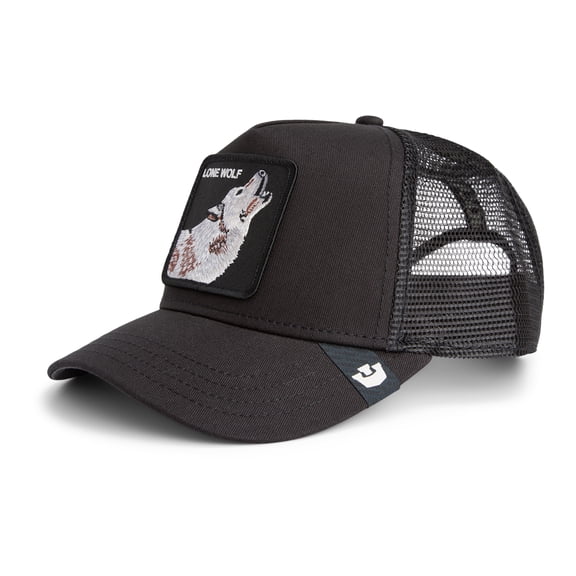 Men's  Black Goorin Bros The Lone Wolf Adjustable Trucker Hat