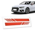 thumbnail image 6 of PIT66 Rearview Mirror Carbon Fiber 5D Sticker Vinyl Stripe Decal 2 PCS Car Accessories Red, 6 of 9