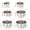 10x4.5CM, variant on KUFptva Crate Dog Bowl Stainless Steel Hanging Pet Cage Bowl Food & Water Feeder Cup for Cat Puppy Birds 6 Sizes