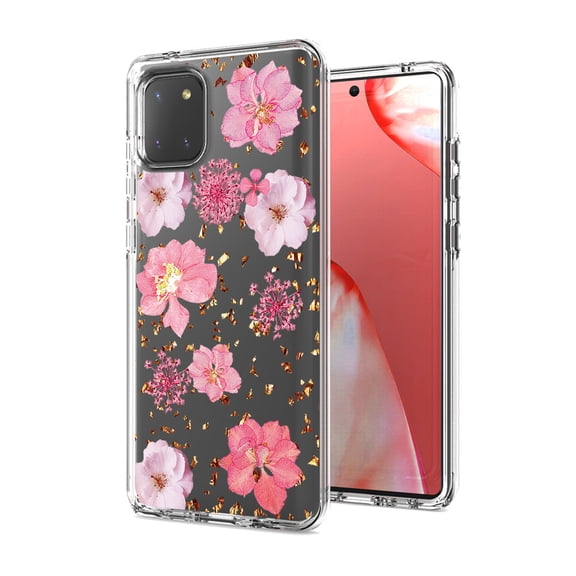 Pressed Dried Flower Design Phone Case For Reiko brand for Galaxy A81/note 10 Lite/m60s In P