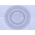 thumbnail image 1 of Ahgly Company Indoor Rectangle Patterned Lavender Blue Area Rugs, 6' x 9', 1 of 6