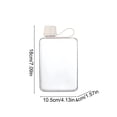 thumbnail image 3 of Miogawg Squares Flat Water Bottle Minimalists Large Capacity Summer Portable Handheld Plastic Cup, 3 of 6