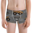 thumbnail image 5 of Yiaed Construction Machines Print Boys' Boxer Briefs Cotton Casual Stretch Comfort Boys Boxers - Kids Boxer Briefs Underwear for Boys (6-18)-Small, 5 of 5