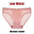 thumbnail image 3 of Bragas de malla M-2XL para mujer, ropa interior Sexy, calada, transparente, de cintura baja, transpirable, talla grande, 3 of 5
