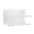 thumbnail image 3 of Shisuyan 60 Small Boxes Plastic Bead Storage Containers for Home Organization and Storage Crafters Transparent, 3 of 9