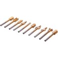 thumbnail image 4 of 10pcs HSS Rotary Cutters, Mini Shank Tungsten Carbide Rotary Tools for Engraving, Woodworking Drill Bit Set, Woodworking Tools, 4 of 5