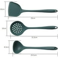 thumbnail image 3 of SNNROO 3pcs Home Kitchen Utensils Kitchen Gadgets and Tools, Silicone Kitchenware Kitchen Tool Set Spatula Set Silicone Utensils Set, 3 of 5
