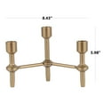 thumbnail image 3 of Better Homes & Garden 6" Black Gold Iron Pillar Taper Candle Holder Candelabra, 3 of 14
