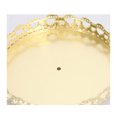 thumbnail image 4 of Nordic Texture Storage Tray Double Tier Organizer Fruit Snack Storage Hollow Out Decor Love, 4 of 9