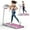 Pink, variant on Euroco 2.5 HP Folding Treadmill with 7.5 mph Speed, 265 LBS Fitness Treadmill Running Walking Machine with 12 Preset Programs,LED Display & 2 Cup Holders for Home Gym