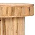 thumbnail image 4 of bali & pari Iryna Modern Bohemian Natural Rattan Console Table, 4 of 6