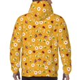 thumbnail image 7 of Honeii Bees And Ladybug Pattern Mens Hoodies Men's Loose Sleeve Sweatshirt,Pullover Hooded Sweatshirt for Men,Essentials Hoodie-3X-Large, 7 of 7