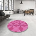 thumbnail image 4 of Ahgly Company Tapis Rectangulaire Lavable en Machine Intérieur Transitionnel Rose Profond, 7 Pieds x 9 Pieds, 4 of 7
