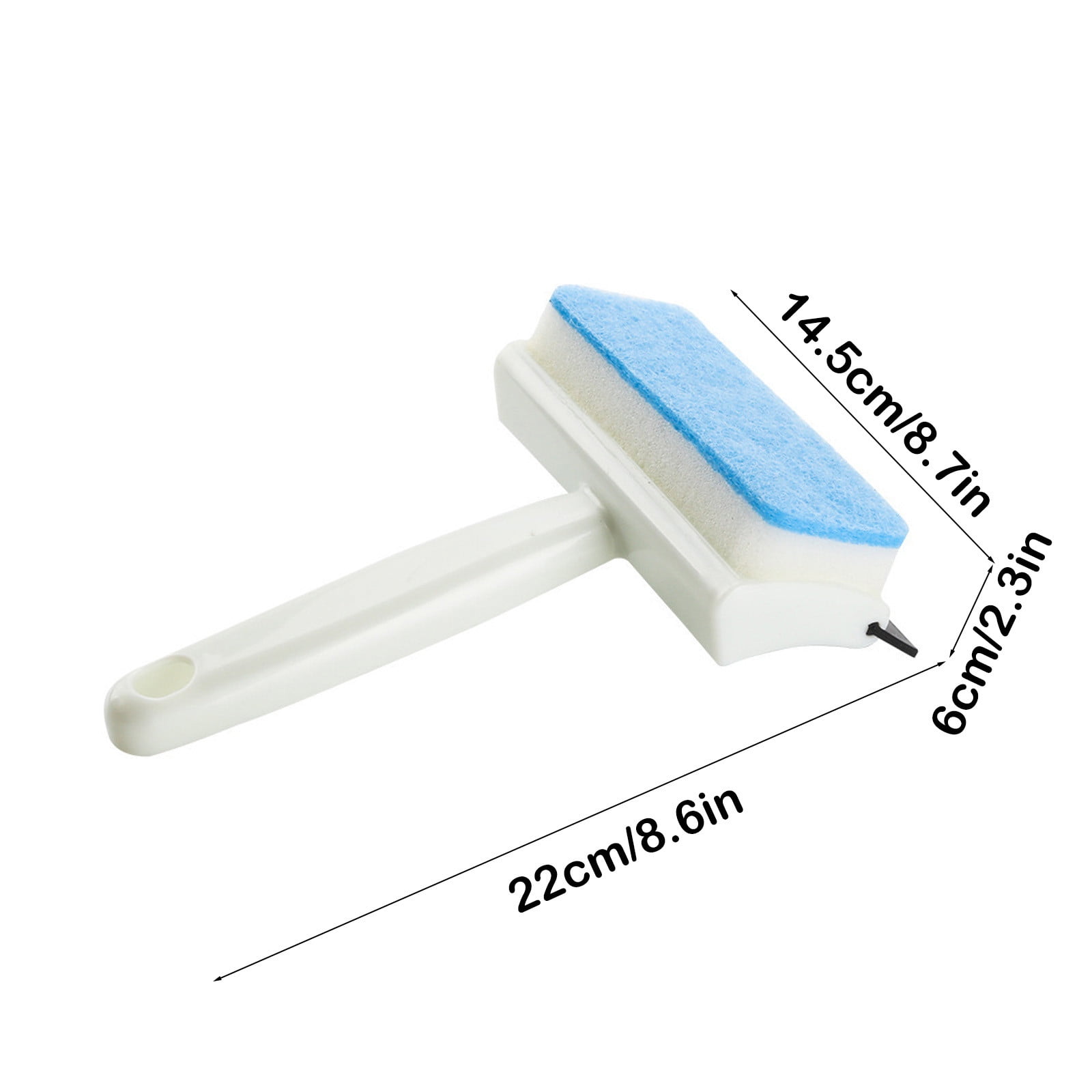 Shower Squeegee & Glass Window Brush 2 In 1, 2pack 360° Rotation - View #2