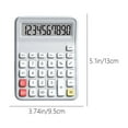 thumbnail image 2 of Desktop Calculator, 12 Digits Large LCD Display Calculator Battery Powered Desk Calculator Basic Calculator for Home Office, 2 of 5