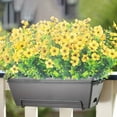 thumbnail image 4 of 10 Bundles Artificial Flowers Outdoor UV Resistant Fake Flowers No Fade Faux Plants Garden Porch Window Box Decorating (Pink), 4 of 5