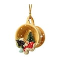 thumbnail image 1 of Adorno colgante de perro de Navidad/Ornamento colgante interior del coche/Ornamento de de Navidad/Ornamento colgante de acrílico, vacaciones Estilo A, 1 of 8
