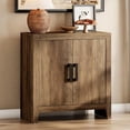 thumbnail image 1 of WAMPAT Buffet avec Rangement, Bahut de Cuisine avec Tablette et Porte Ajustables, Crédence Moderne Style Ferme, Bar à Café pour Cuisine et Salle à Manger, Brun, 1 of 8