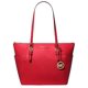 thumbnail image 1 of Bolso de mano Michael Kors Charlotte, grande en la parte superior, con cremallera, rojo, 1 of 3
