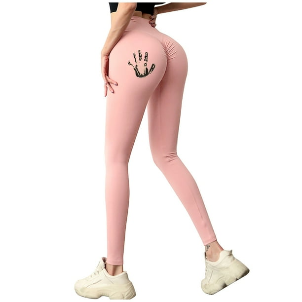 Xinqinghao Yoga Leggings For Women Women'S Peach Yoga Pants High Waist