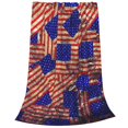 thumbnail image 2 of Balery Vintage USA Flag Manta de Felpa Suave y Acogedora – Cobija de Franela Aterciopelada para Cama, Lavable y Cálida para Sofá, Mascotas, Transpirable-60"x50", 2 of 7