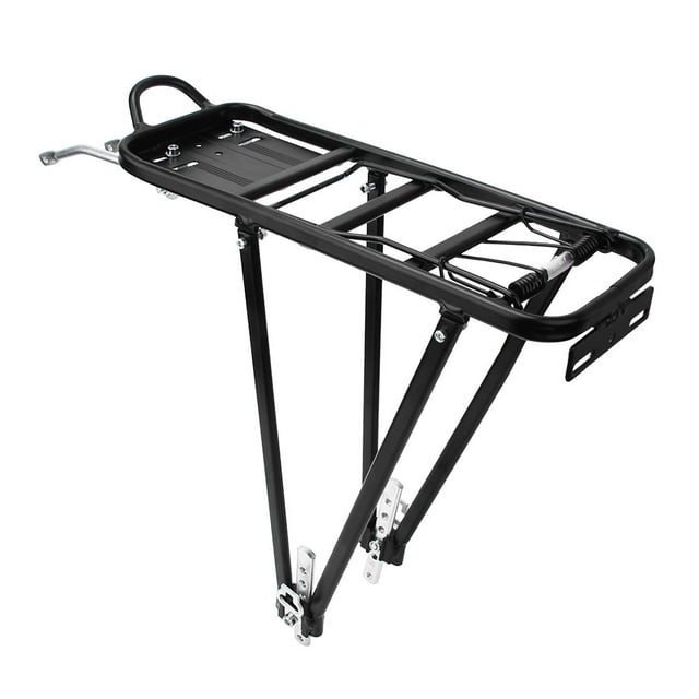 Cergrey Bike Carrier,Aluminum Alloy Adjustable Bike Rear Rack Bicycle visiting Carrier for Disc V Brake Mount,Adjustable Bike Carrier