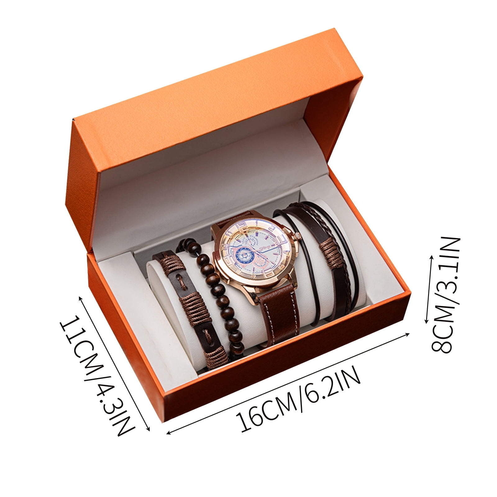 Men'S Watch Men's Watch Set Father's Day Gift Box Quartz Watch
