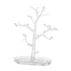 thumbnail image 3 of Soporte colgante moderno con base desmontable, ideal para pendientes, collares y colgantes. Claro, 3 of 9