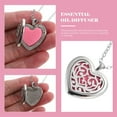 1 Set Heartshaped Aroma Pendant Decorative Essential Oil Diffuser
