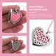 thumbnail image 3 of WORGEOUS 1 Juego de collar difusor de aceites esenciales decorativo con colgante de Aroma en forma de corazón para mujer, 3 of 8