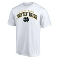 thumbnail image 2 of Men's White Notre Dame Fighting Irish Line Corps T-Shirt, 2 of 3