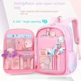 thumbnail image 1 of 1pc Creative Backpack By Way Of Opening Refrigerator, Cute Sweet Student Backpack, Fashion Gradient Color Backpack, Primary School Students Backpack, Girls Princess Backpack, 1 of 5
