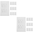 thumbnail image 6 of MLINS 20 pcs  Wall Socket Covers Self-Closing Baby Safety Outlet Covers Outlet Protector with Screws, 6 of 8