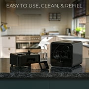 Everlasting Comfort 4L Cool Mist Humidifier for Bedroom, Black – Filterless, Quiet Ultrasonic Humidifier with Essential Oil Tray