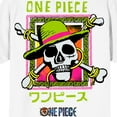 thumbnail image 4 of One Piece Live Action Straw Hat Pirates Logo Crew Neck Short Sleeve Men's White T-shirt
-5XL, 4 of 4