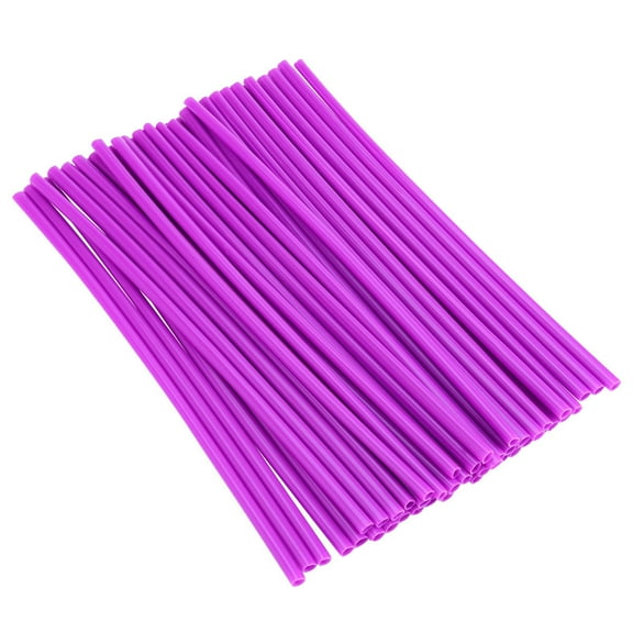 Hongchegh 75pcs Bike Spoke Skins Covers Wheel Rims Wraps Motorcycle MTB Protector Purple
