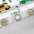 thumbnail image 4 of Castle Fairy Colorful Truck Boy Black Out Curtains,Cartoon Car Curtains Pack of 2 (42x63 Each),Construction Vehicles Bedroom Curtains,Lightweight Room Decor, 4 of 6