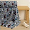 thumbnail image 4 of Soimoi Cotton Poplin Fabric Wine Bottle,Leaves & Grapes Fruits Printed Fabric 1 Yard 42 Inch Wide, 4 of 7