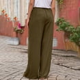 thumbnail image 4 of Viadha Gym Pants Women Casual Pockets Elastic Waist Pants Loose Long Trousers Pants Womens Pant Suit, 4 of 8