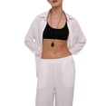 thumbnail image 2 of Conjuntos Casuales de Mujer para Estar en Casa, Camisas de Larga con Botones y Pantalones de Pierna , Chándal L, 2 of 9