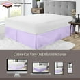 thumbnail image 6 of SGI Bedding 18 Inch Pleated Bed Skirt | Microfiber Bed Skirt | Fade Resistant, Wrinkle Free, Anti-static, Decorative, Extra Storage Space, Clutter-Free | Twin, Lilac, 6 of 8