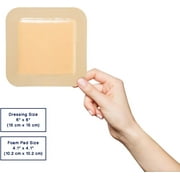 MedVance TM Foam – Bordered Adhesive Hydrophilic Foam Dressing (6x6 Inch) 10 Pack