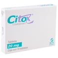 thumbnail image 1 of Citox 20 mg tabletas 14 pzas, 1 of 2