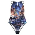 thumbnail image 3 of Solo Leveling Women's One-piece Swimsuit Bathing Suits High Neck Tummy Control Swimwear Swim Suit S, 3 of 7