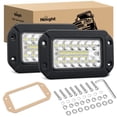 thumbnail image 1 of Nilight Flush Mount LED Light Pods 2PCS 6 Inch 39W Upgraded Spot Flood Combo Beam Driving Work Lighting Backup Reverse Grill Mount Lights f, 1 of 8
