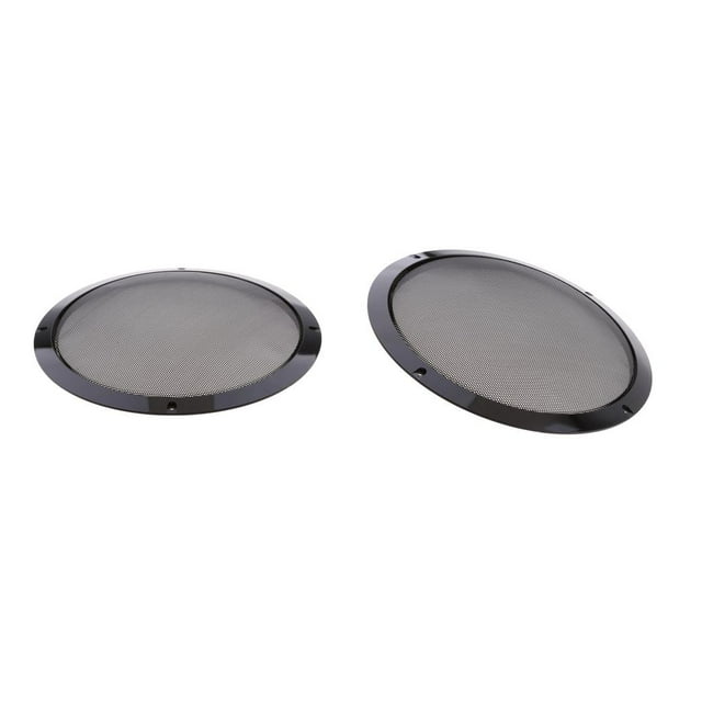 2x Decorativo de Pulgadas, de de Cubierta de Parrillas Malla a de Rejilla de Hierro shamjiam Caja de la cubierta de parrillas de altavoz
