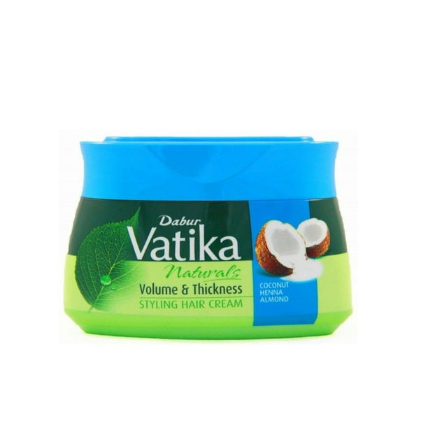 Dabur Vatika Naturals Volume & Thickness Styling Hair cream With Coconut  210ml (Pack of 2) 