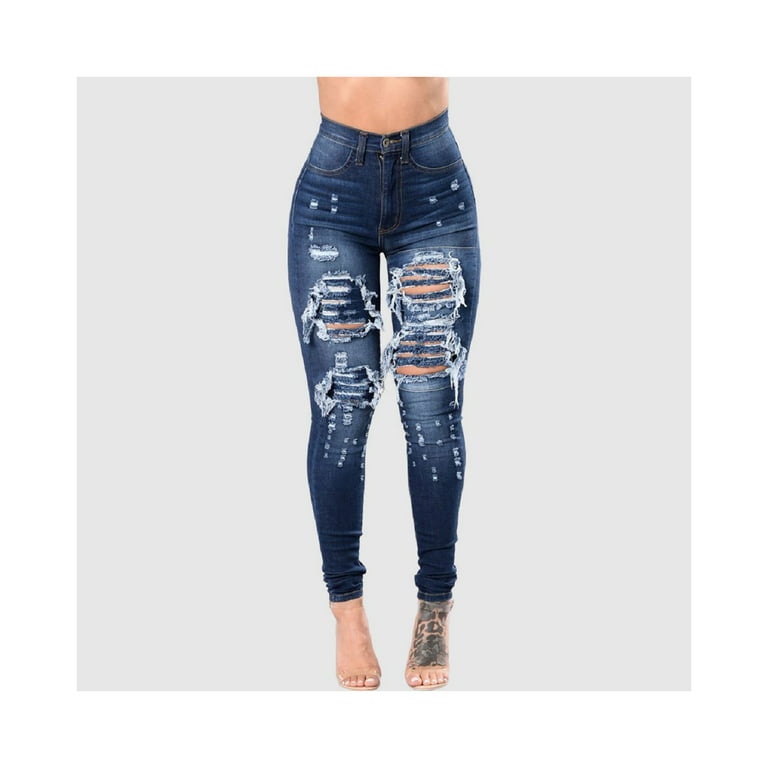 Blue Ripped Jeans