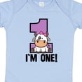 thumbnail image 4 of Inktastic 1st Birthday Cow Farm Party Girls 1 Year Old Girls Baby Bodysuit, 4 of 5